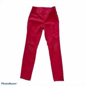 Justice red jeans